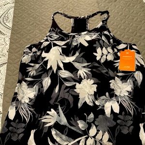 Tek Gear black printed tank top.  Size medium